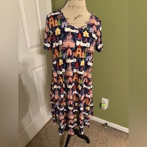 Ambrie Disney castles swing dress